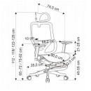 Кресло компьютерное HALMAR OSVALDO черный
